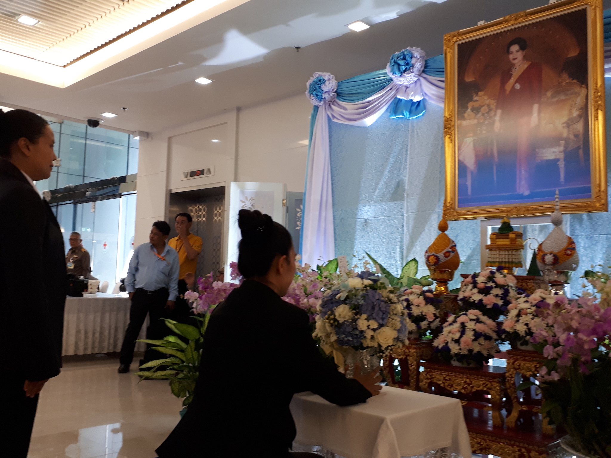 กิจกรรมลงนามถวายพระพรสมเด็จพระนางเจ้าสิริกิติ์  วันที่ 23  พฤษภาคม 2562 ณ อาคารภูมิสิริมังคลานุสรณ์ โรงพยาบาลจุฬาลงกรณ์ สภากาชาดไทย กรุงเทพมหานคร